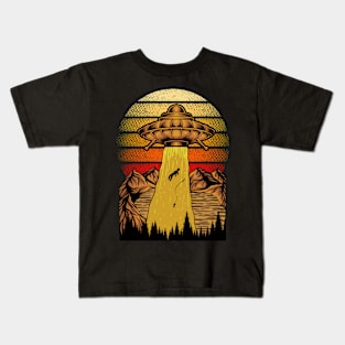 UFO Catch Fisherman Kids T-Shirt